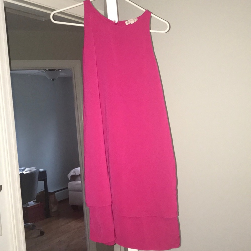 Hot Pink Shift Dress